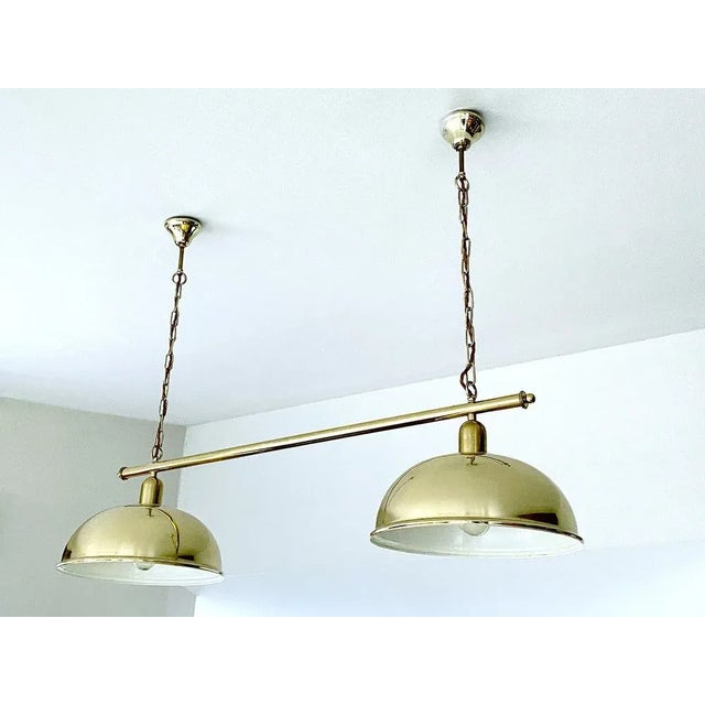 Large Pool Pendant Light in Brass from Honsel, 1960s For Sale - Image 15 of 18