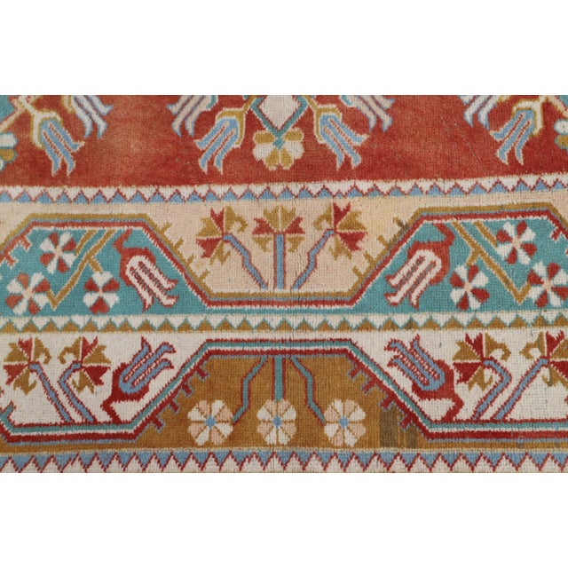 Cream 1970s Boho Style Handmade Cream Milas Area Rug For Sale - Image 8 of 12