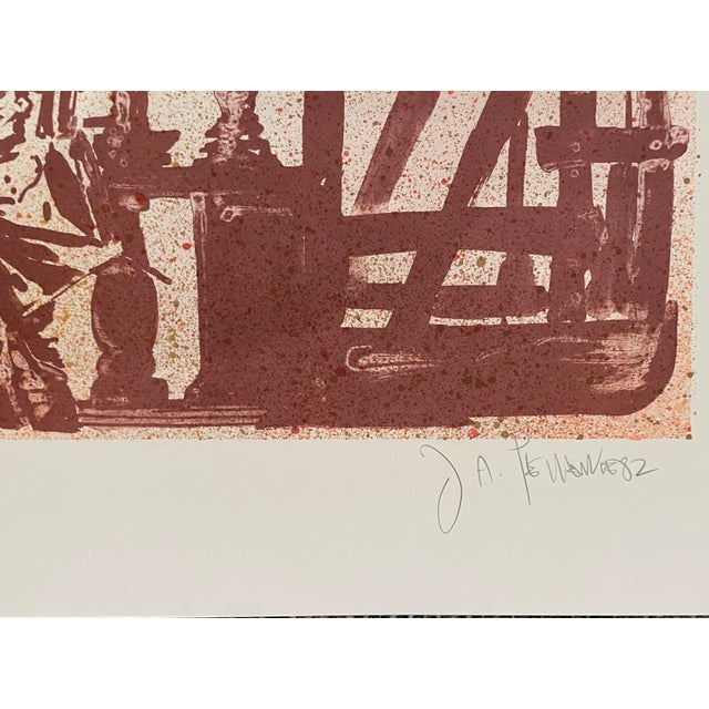 Joseph A. Pecsenke (1942 – 1989) "Tosca" lithograph on paper, pencil signed and numbered 35 of 150. Giacomo Puccini...