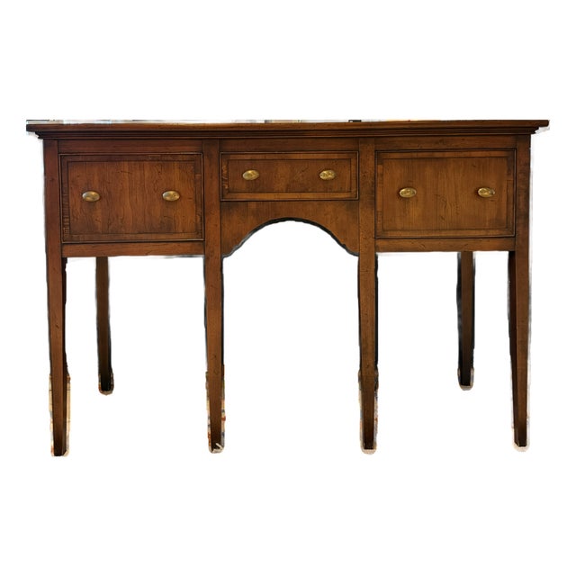 1990s Hekman Cherry 3-Drawer Buffet For Sale