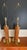 1970s Mid Century Vintage Fluted Wood and Brass-Tone Neoclassical Column Table Lamps For Sale - Image 5 of 8