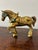 Early 20th Century Vintage English Brass Horse For Sale - Image 5 of 6
