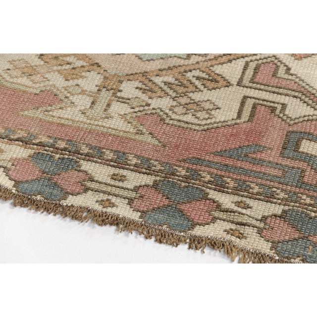 Textile Mid 20th Century Turkish Bohemian Decorative Carpet For Sale - Image 7 of 8