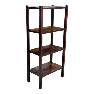 Antique Arts & Crafts Mission Oak Bookshelf Stand For Sale