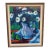 Vibrant Mid Century Summer Still Life Oil Painting Dated 1975 For Sale
