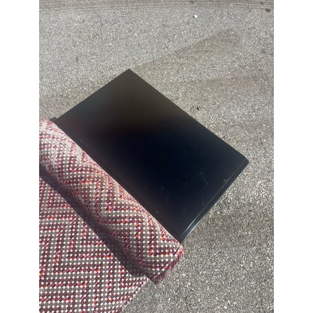 1990s Lee Weitzman Sculptural Postmodern Bench With Storage, Signed For Sale - Image 10 of 12