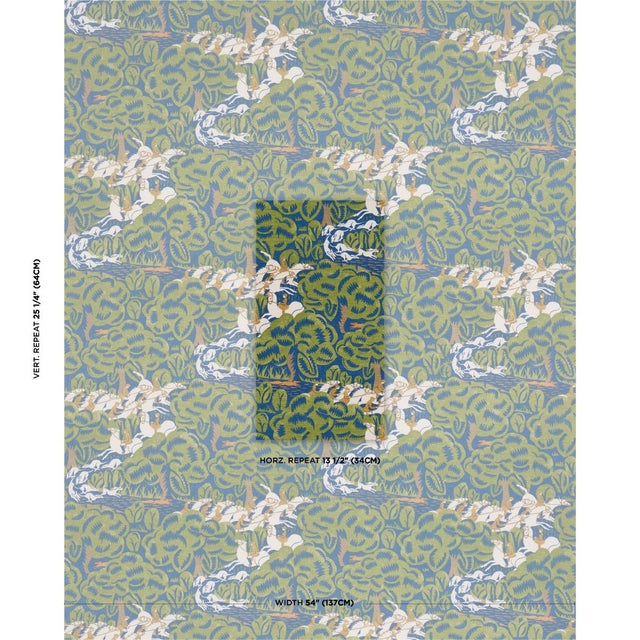 Part of the New Yorker Collection, Margaret Schloeman's Fox Chase fabric was inspired by the artist's fabulous...