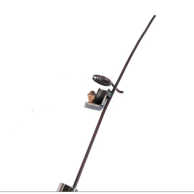 David Kimball Anderson, David Kimball Anderson Large Abstract Zen Steel Modernist Sculpture Flower Vase, 1974 For Sale - Image 10 of 15