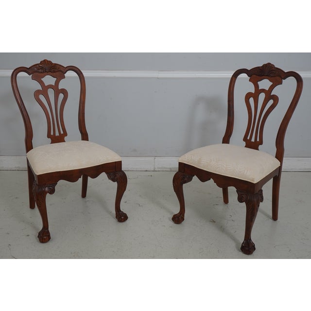 Century Cherry Dining Room Table & 6 Chair Set For Sale - Image 9 of 12