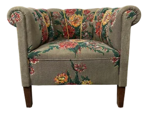 Vintage Botanical Armchair