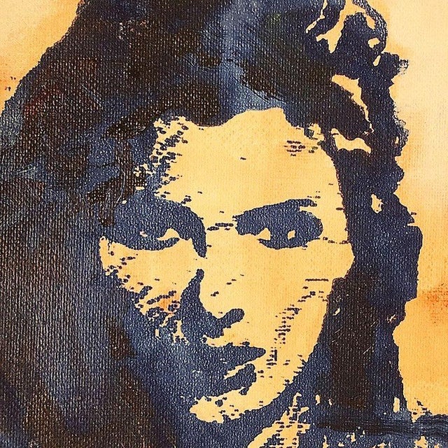 2000s Female Beach Portrait Pop-Art Giclée Print on Canvas For Sale - Image 4 of 5