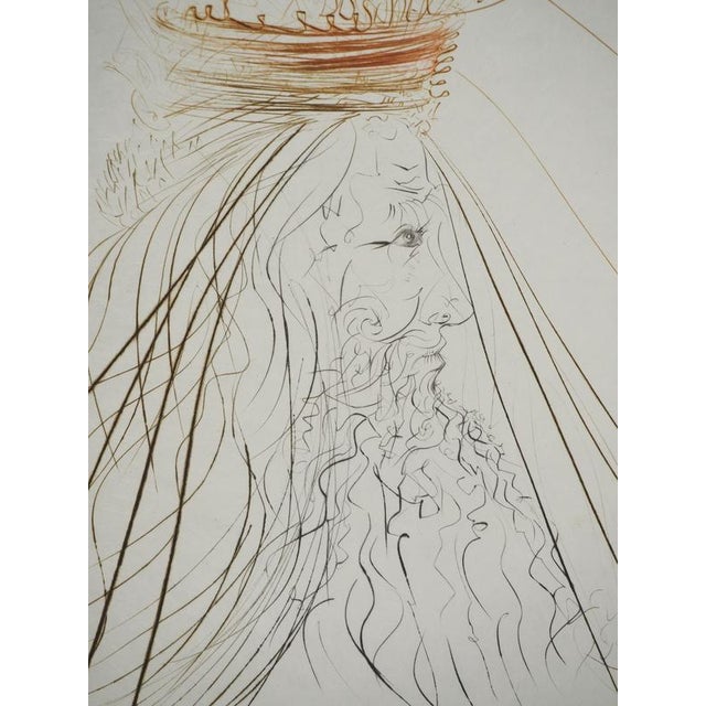 Modern Salvador Dali, King Mark, 1970, Engraving For Sale - Image 3 of 8