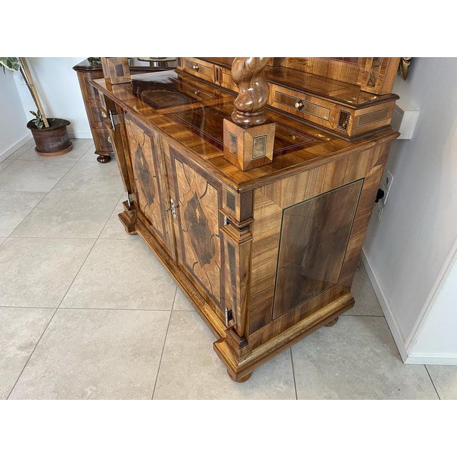 Baroque Vintage Baroque Brown Secretary For Sale - Image 3 of 18