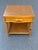 Vintage Coastal Bamboo and Rattan Lattice Nightstand With Drawer For Sale - Image 4 of 10