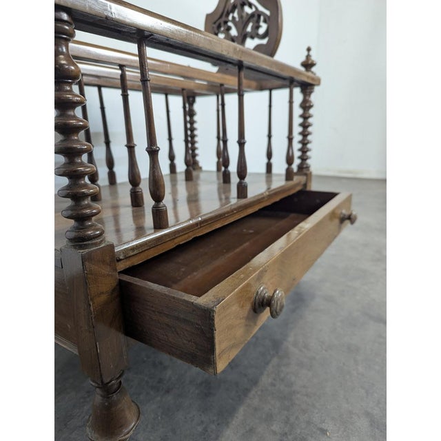 Victorian Canterbury Bar Cabinet For Sale - Image 5 of 7