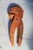 Vintage hand-carved wooden nutcracker, likely originating from Scandinavia or the Nordic region as a piece of folk art....