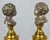 Pair of Parcel-Gilt Crying Babies on Fluted Columns After Jean-Antoine Houdon For Sale - Image 4 of 9