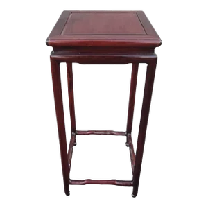 Asian Solid Rosewood Ming Plant Stand, Display Pedestal or Candle Stand