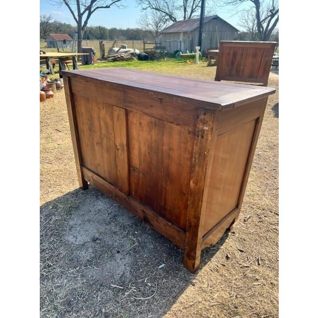 18th Century 18th Century French Provinciale Louis XV Solid Walnut Sideboard / Buffet For Sale - Image 5 of 17