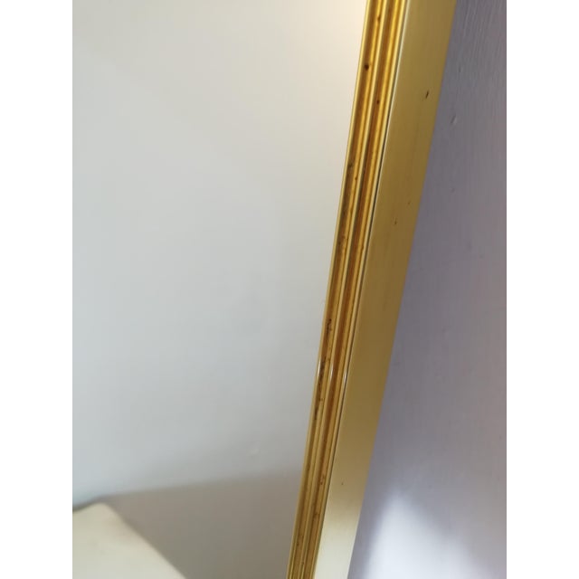 1960s Vintage Mirror with Brass Frame, Italy, 1960s For Sale - Image 5 of 10