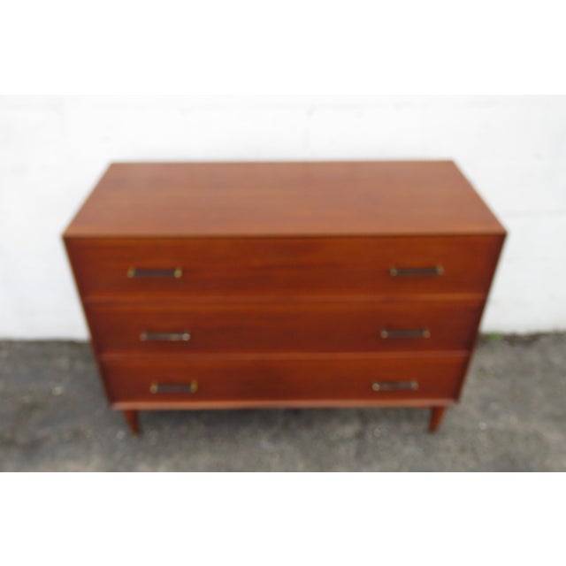 Mid 20th Century Ramseur Furniture Mid Century Modern Small Dresser Chest 6170 For Sale - Image 12 of 18