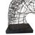 Metal Late 20th Century Large Modernist Welded Steel Wire Horse Head Sculpture on Metal Base For Sale - Image 7 of 10