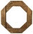 Traditional Antique Dutch Ripple Old Master Octagonal Mirror / Painting Frame For Sale - Image 3 of 5