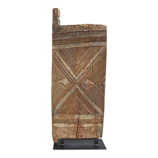 Vintage Igbo Door on Stand For Sale