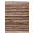 Nazmiyal Collection Modern Brown and Cream Kilim Rug For Sale