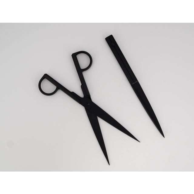 Vintage Minimalist Desk Set from Caimi Ashtray & Lerche Solingen Tools, 1990s, Set of 3 For Sale - Image 10 of 12