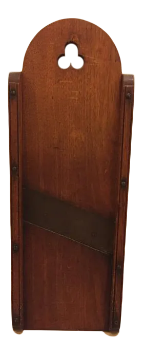 Antique 19th Century Pine Slawboard With Cut-Out - Cadillac of Slaw Cutters - See Auction Prices