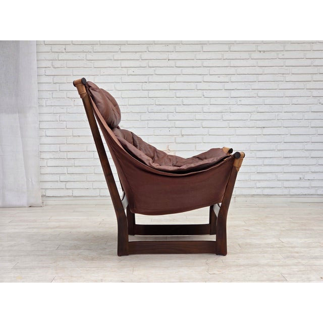 Norwegian Trega Lounge Chair by Tormod Alnaes, 1970s For Sale - Image 13 of 18