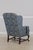 Pair Colonial Williamsburg Style Queen Anne Mahogany Wing Chairs For Sale In Philadelphia - Image 6 of 18