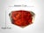 Mandruzzato Style Murano “Sommerso” Glass Ashtray For Sale - Image 18 of 18