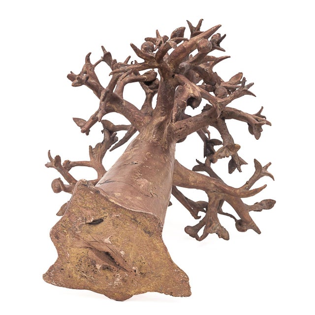 Metal Baobab Tree Sculpture, 1930s, Bronze For Sale - Image 7 of 9