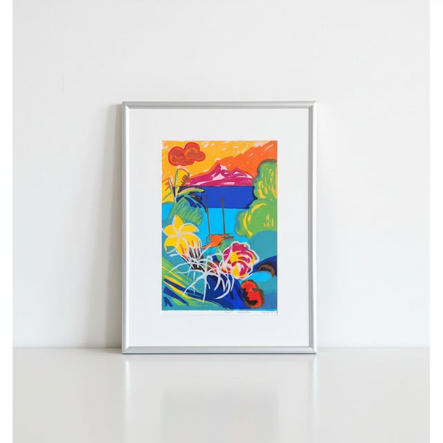 Paper Frank Rosen, Papeete, 1990s, Print, Framed For Sale - Image 7 of 12