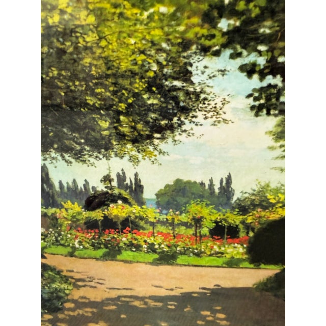 Monet Claude Monet "Adolph in Garden" + "The Magpie" Reproduction Prints, Set of Two For Sale - Image 4 of 12