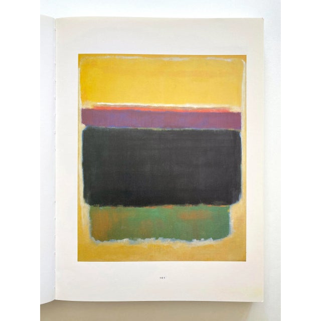 1990s Mark Rothko Vintage 1998 Abstract Expressionist Lithograph Print Landmark Volume Large Exhibition Art Book For Sale - Image 5 of 13