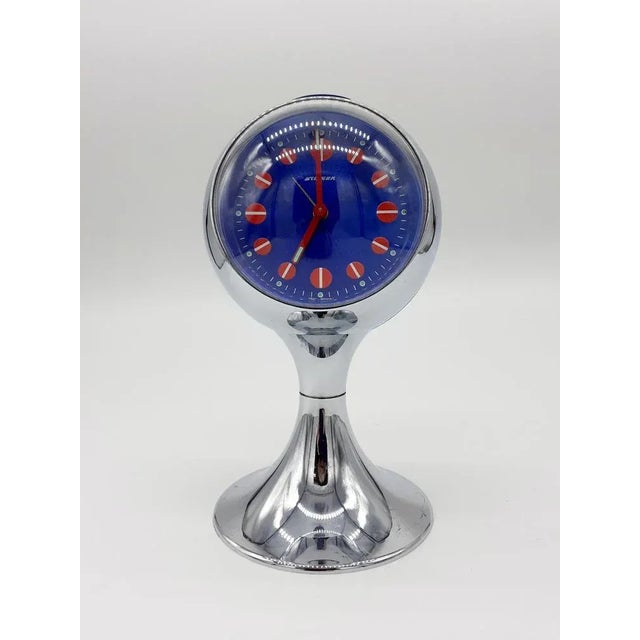 Space Age Clock from Steiger, West Germany, 1970s For Sale - Image 6 of 6