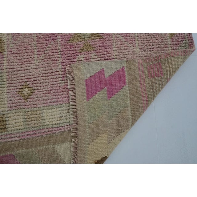 1950s Oushak Anatolian Runner Rug For Sale - Image 5 of 10