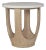 Tatli Stone Top Side Table For Sale