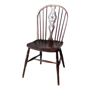 Antique Wheel Back Windsor Chair