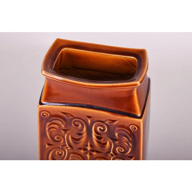 Mid-Century Ceramic Vases attributed to Ditmar Urbach, Czech, 1950s, Set of 2 For Sale - Image 6 of 10