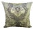Green Medusa Medallion Jacquard Pillow Cover For Sale