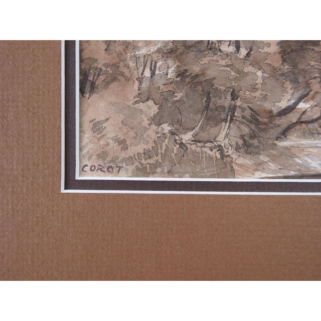 English Small 1871 Bothal Castle Impressionist Watercolor Study Painting For Sale - Image 3 of 4