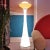Large White and Yellow Murano Glass Column Lamp, 1960s For Sale - Image 13 of 15