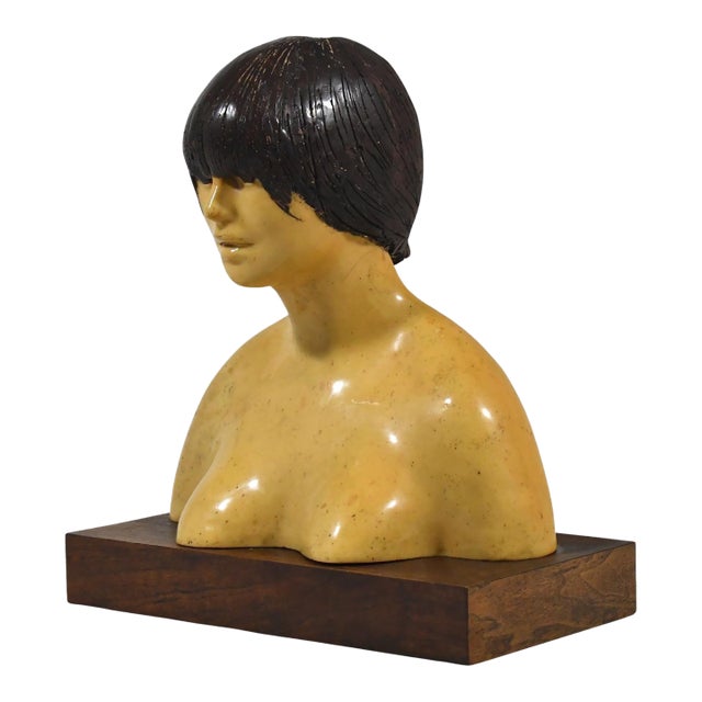 Frank Gallo Female Bust Sculpture For Sale