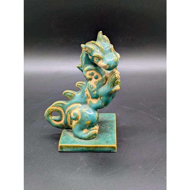 Traveling Man Treasures is selling this extremely rare, one-of-a-kind antique Chinese dragon, made in the Ru Kiln during...