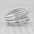 Metal 0.30ctw Diamond David Yurman Crossover Ring Sterling Silver Multi-Band Size 9.25 For Sale - Image 7 of 8