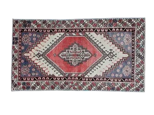 1910s Turkish Oushak Rug - 3'4" X 6'3"